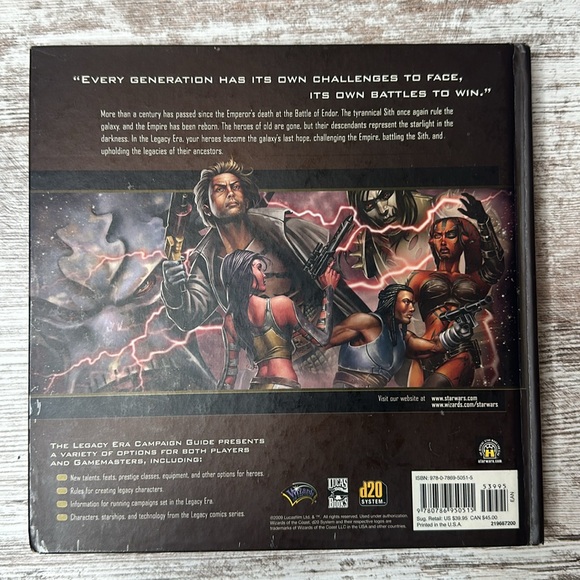 STAR WARS ROLEPLAYING GAME Legacy Era Campaign Guide - Picture 2 of 12